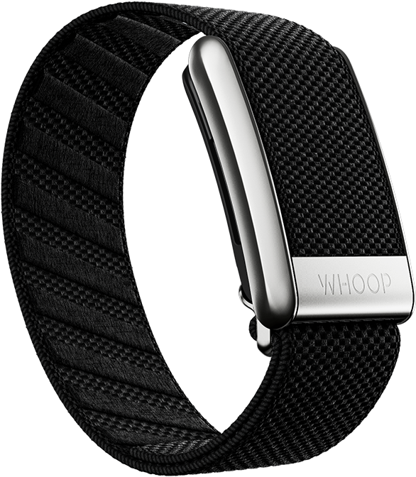 Onyx with Platinum - SuperKnit Luxe Band For whoop