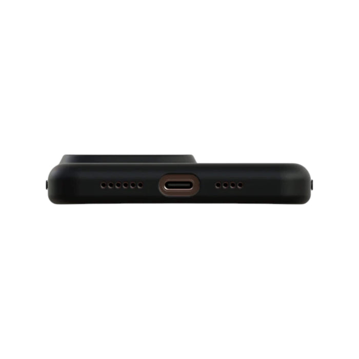 MagBak Case for iPhone 16 Pro Max, black, slim، magnetic case providing secure grip، protection, at TaMiMi Projects in Qatar.
