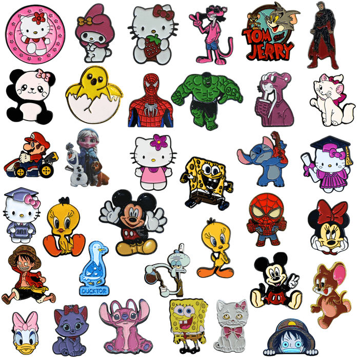 Cartoon Stickers Heroes, Premium 3D metal﻿ sticker, Durable metal with fine details, from TaMiMi Projects in Qatar.