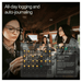 RayNeo iO AI Smart Glasses, Lightweight 33g design with titanium temples for all-day comfort.