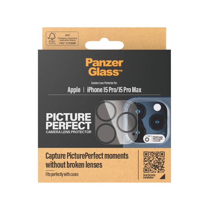 PanzerGlass™ PicturePerfect Camera Lens Protector Apple iPhone 15 Pro / 15 Pro Max
