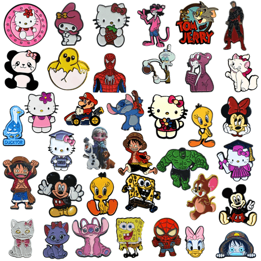 Cartoon Stickers Heroes, Premium 3D metal﻿ sticker, Durable metal with fine details, from TaMiMi Projects in Qatar.