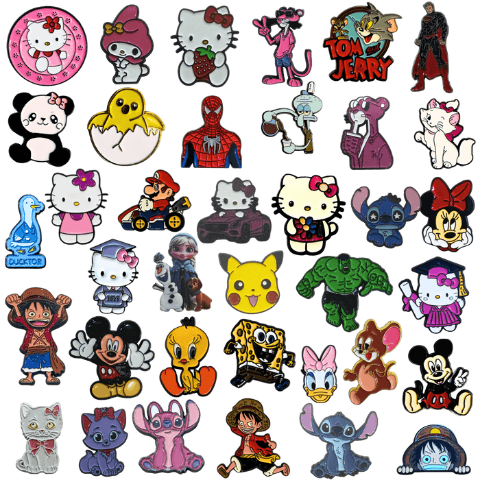 Cartoon Stickers Heroes, Premium 3D metal﻿ sticker, Durable metal with fine details, from TaMiMi Projects in Qatar.