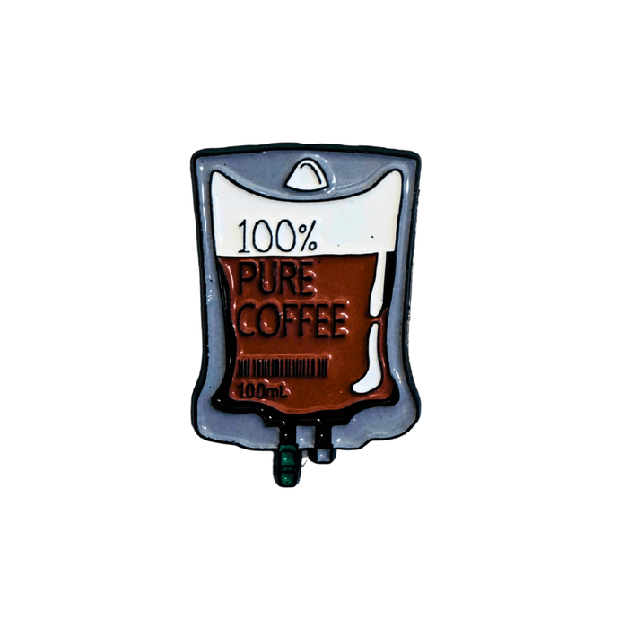 ‫ملصق معدني فاخر ثلاثي الأبعاد ( كيس وريد قهوة )‬ ‫مصنوع من معدن متين بتفاصيل دقيقة‬
 ‫مزود بلصق قوي، من تميمي بروجكتس في قطر.