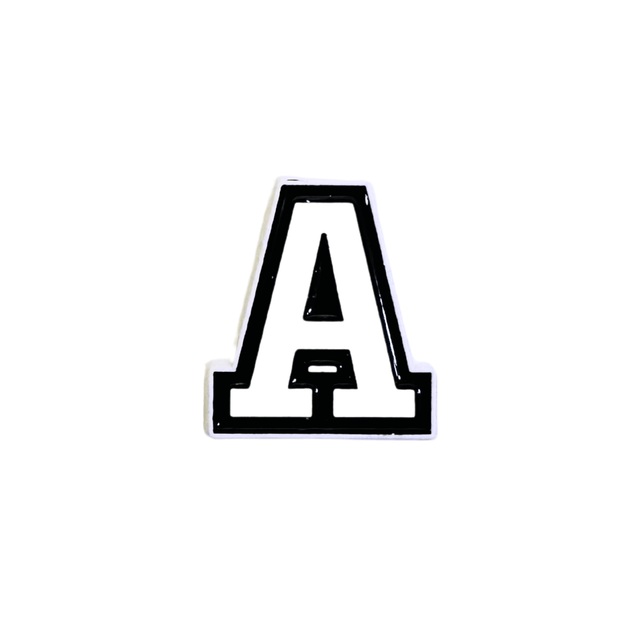 Letter A metal 3D sticker – durable premium design from TaMiMi Projects in Qatar
