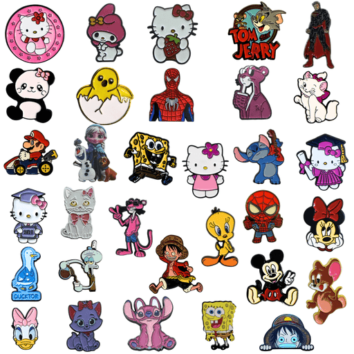 Cartoon Stickers Heroes, Premium 3D metal﻿ sticker, Durable metal with fine details, from TaMiMi Projects in Qatar.