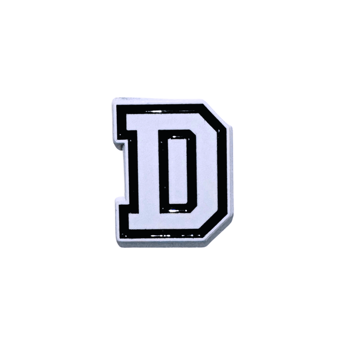 Letter D metal 3D sticker – durable premium design from TaMiMi Projects in Qatar