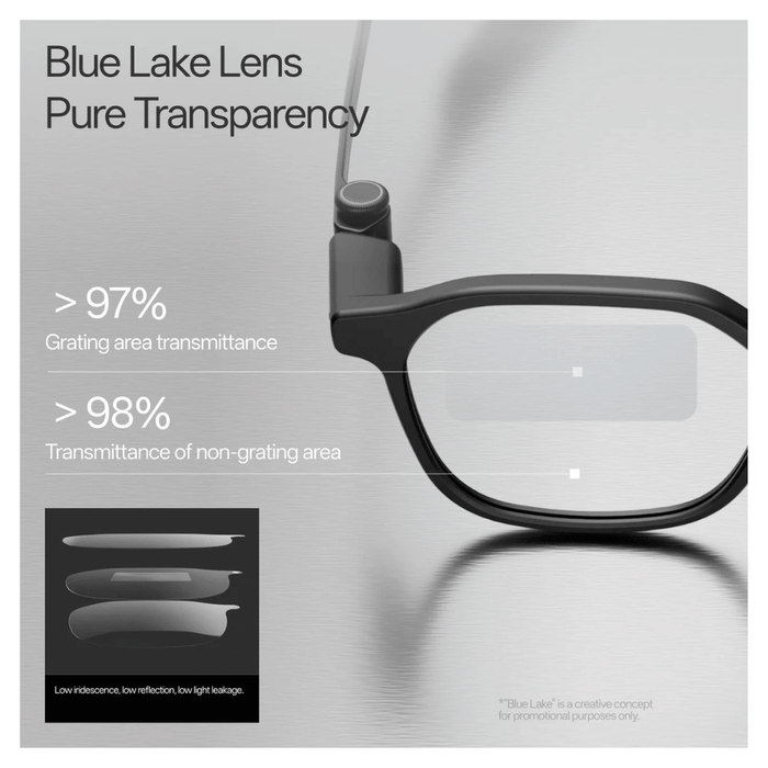 RayNeo iO AI Smart Glasses, AI-powered meeting recording, transcription, and automatic summaries.
