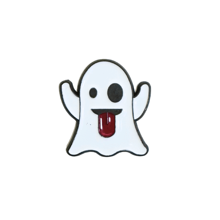 ‫ملصق معدني فاخر ثلاثي الأبعاد ( شبح أبيض )‬ ‫مصنوع من معدن متين بتفاصيل دقيقة‬
 ‫مزود بلصق قوي، من تميمي بروجكتس في قطر.