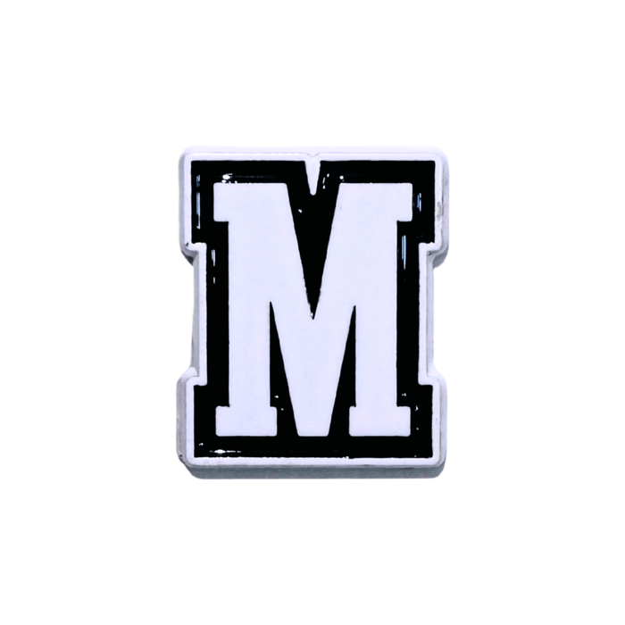 Letter M metal 3D sticker – durable premium design from TaMiMi Projects in Qatar