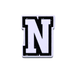 Letter N metal 3D sticker – durable premium design from TaMiMi Projects in Qatar