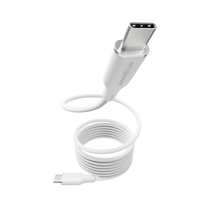 PanzerGlass Magnetic USB-C to USB-C Cable 240W - 1.5m - White