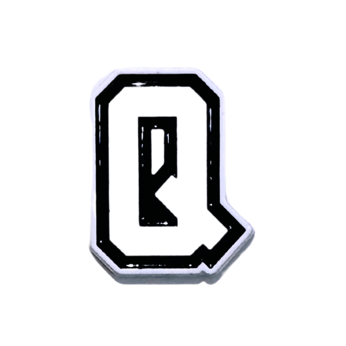 Letter Q metal 3D sticker – durable premium design from TaMiMi Projects in Qatar