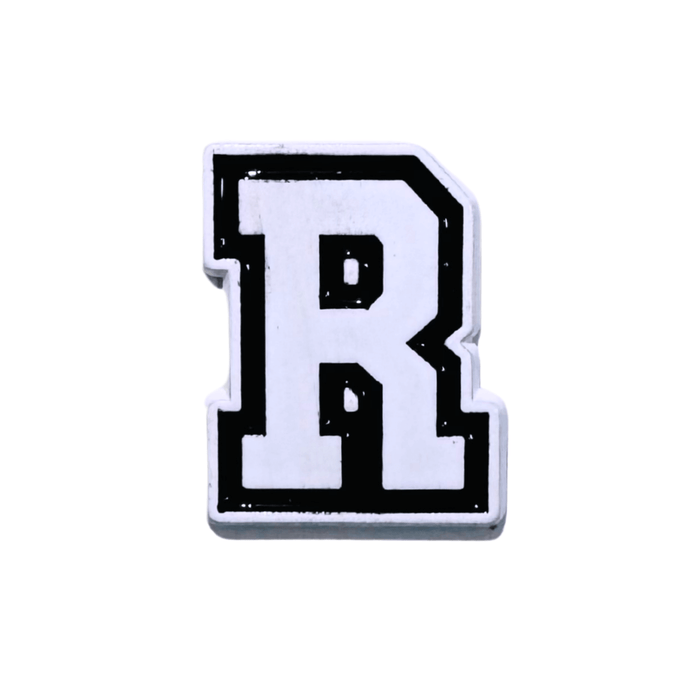 Letter R metal 3D sticker – durable premium design from TaMiMi Projects in Qatar