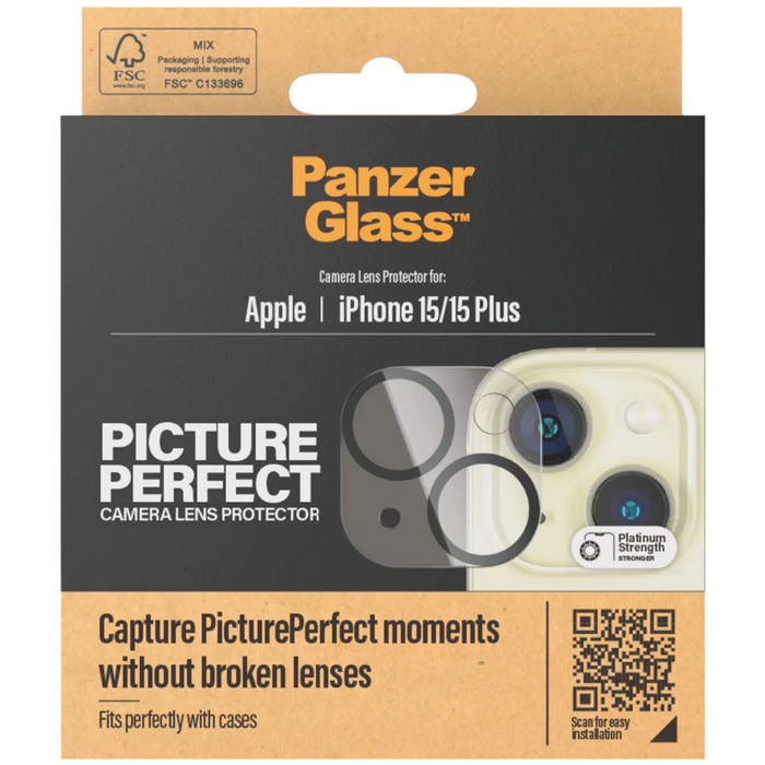 PanzerGlass™ PicturePerfect Camera Lens Protector Apple iPhone 15 | 15 Plus