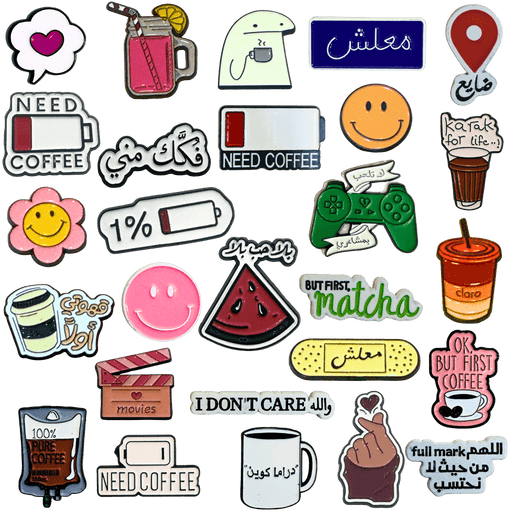 A Collection of cute daily mood stickers from TaMiMI Projects in Qatar