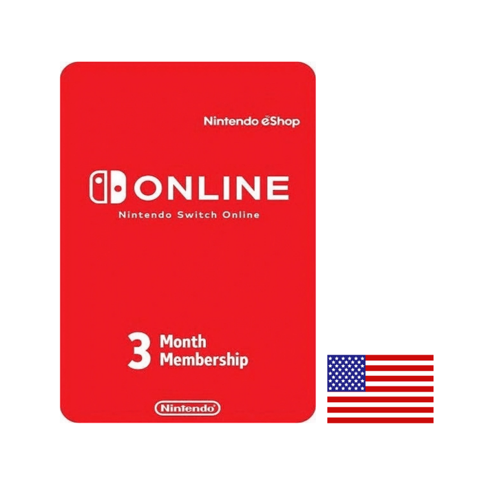 ‫بطاقة اشتراك Nintendo Switch Online لمدة 3 أشهر للحساب الأمريكي‬