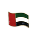 UAE flag sticker – national colors red green white black – TaMiMi Projects Qatar