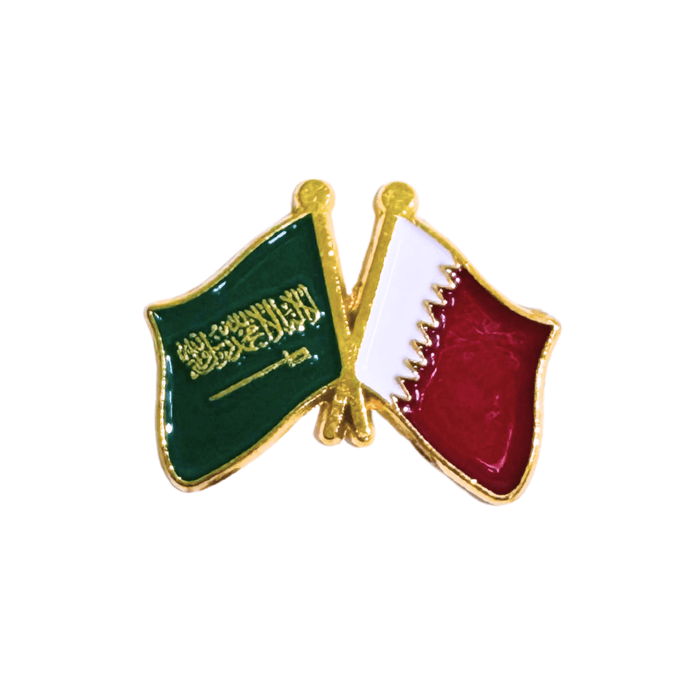 Qatar flag sticker – maroon and white design – TaMiMi Projects Qatar