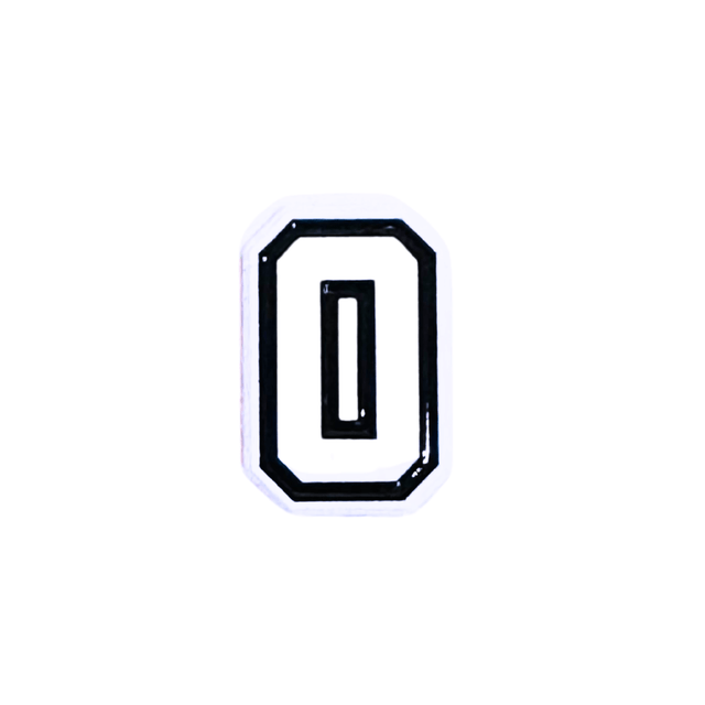  TaMiMi Projects in Qatar varsity number 0 sticker black white