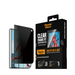 PanzerGlass Outer Screen Protector for iPhone Duo 2-way privacy protection limits screen visibility from the sides.