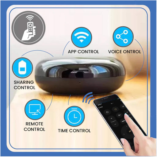 Marrath smart remote, easy control for all home devices, available at TaMiMi Projects.