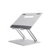 Adjustable aluminum stand for 10-16 inch laptops and iPads, ergonomic, stable - TaMiMi Projects in Qatar.