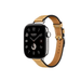 Apple Watch Hermès Series 12 GPS + Cellular 42mm Silver Titanium with Single Tour Band - Paille