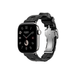 Apple Watch Hermès Series 12 GPS + Cellular 42mm Titanium with Kilim Deployment Buckle - Noir