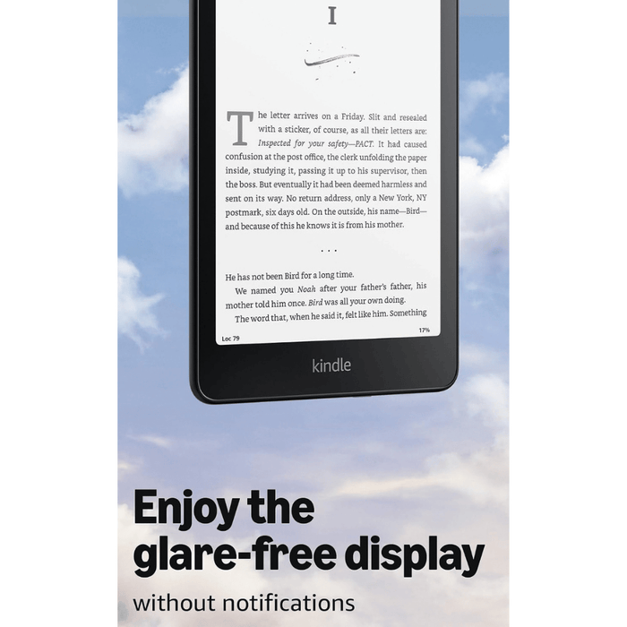 ‫Amazon Kindle Paperwhite Signature Edition 32GB in Metallic Black‬, Up to 12 weeks of battery life on a single charge.