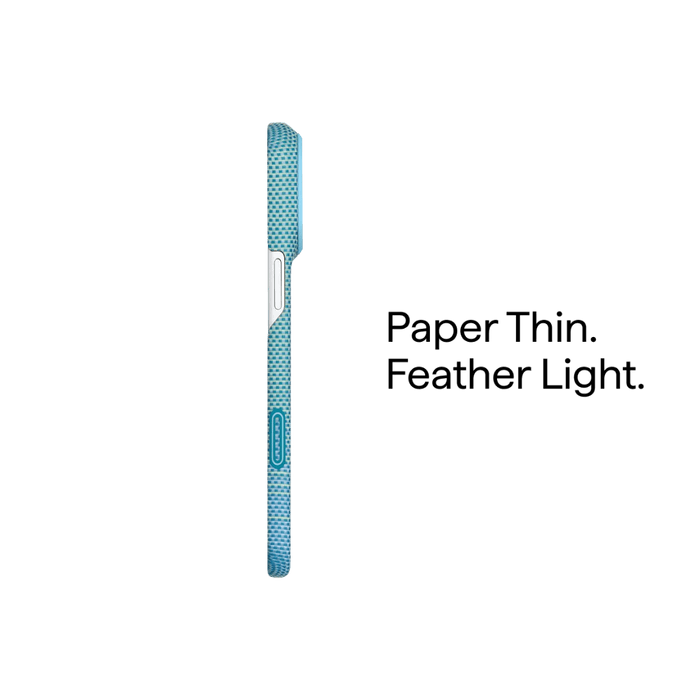 Pitaka iPhone 18 Pro Max Case - Lucid Blue