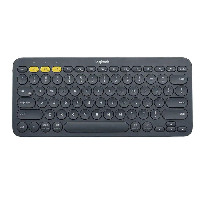 Logitech K380 Multi-Device Bluetooth Keyboard - Easy-Switch up to 3 Devices – Dark Grey