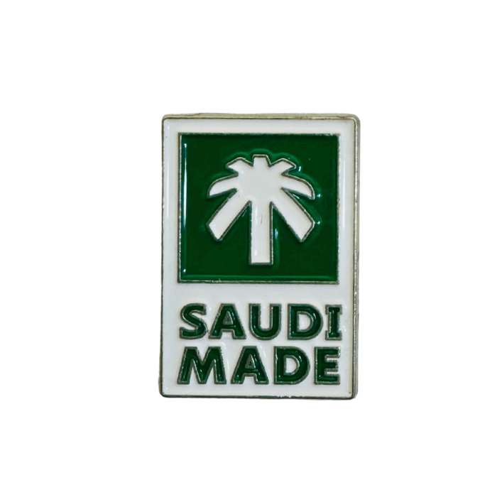 ملصق معدني فاخر ثلاثي الأبعاد ( سعودي الصنع ) مصنوع من معدن متين بتفاصيل دقيقة
 مزود بلصق قوي، من تميمي بروجكتس في قطر.