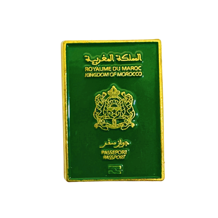 ‫ملصق معدني فاخر ثلاثي الأبعاد ( جواز المغرب )‬ ‫مصنوع من معدن متين بتفاصيل دقيقة‬
 ‫مزود بلصق قوي، من تميمي بروجكتس في قطر.