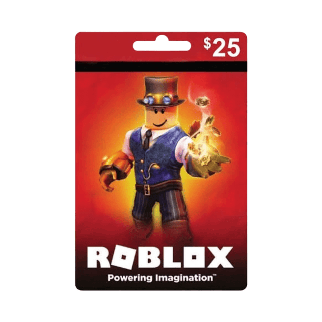 ‫25 دولار: بطاقة هدايا Roblox أمريكية بقيمة 25 دولارًا‬
