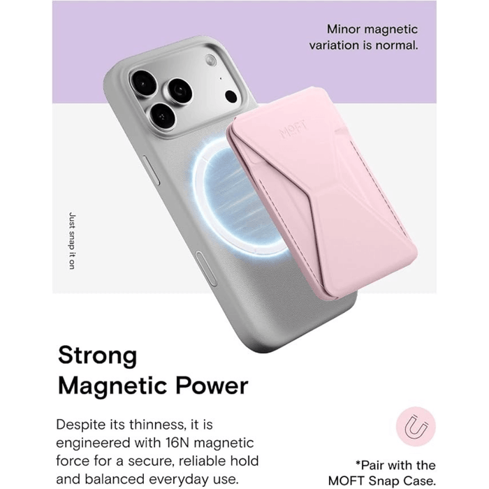 Moft Snap Phone Tripod Stand MOVAS- MagSafe at TaMiMi Projects. for stable phone positioning, for video calls.