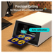 ‫طابعة وقاطعة الملصقات Liene PixCut S1، مع طباعة بدقة 300 DPI، قص تلقائي دقيق واتصال Bluetooth لتصميم وطباعة ملصقاتك.