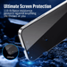 BLUEO Full Clear Anti-Static Glass for iPhone Pro and Pro Max - TaMiMi Projects Qatar