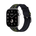Apple Watch Hermès Series 12 GPS + Cellular 46mm Silver Titanium with Rocabar Club Bleu Nuit/Vert