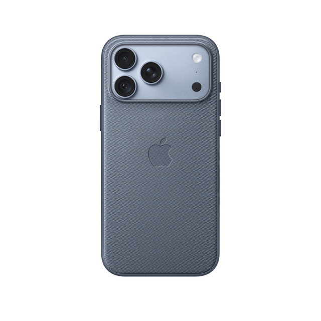 Apple iPhone 18 Pro Max TechWoven Case with MagSafe in Chambray Blue, Available now from TaMiMi Projects in Qatar.