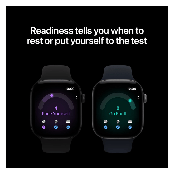 Apple Watch S12, GPS 42mm Space Gray Aluminum Case with Navy Blue Sport Band - S/M