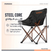 Porodo Kids Foldable Camping Chair, Easy to unfold, fold, and store, Includes a convenient carrying and storage bag.