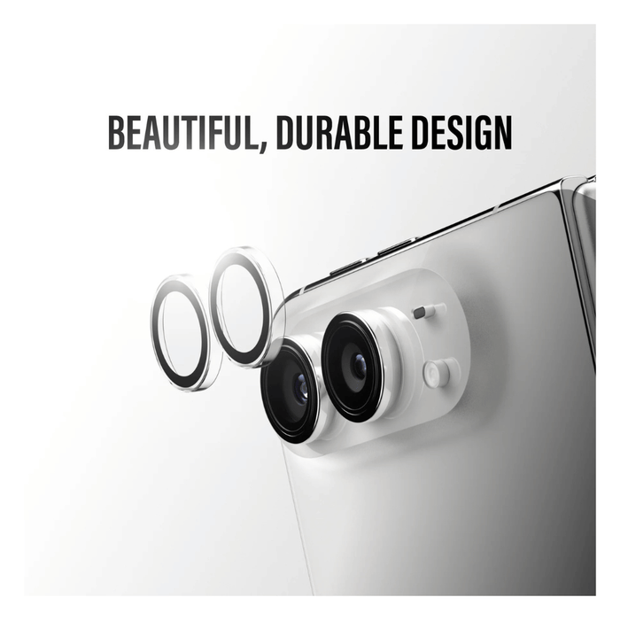 PanzerGlass Hoops Camera Lens Protector iPhone Duo, Durable glass for rear camera lenses against scratches & impacts.