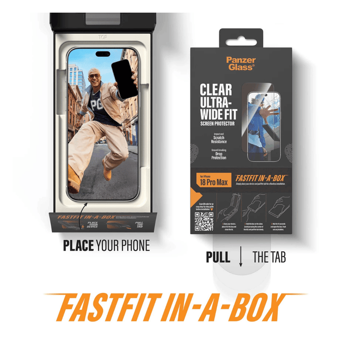 PanzerGlass Screen Protector for iPhone 18 Pro Max / 17 Pro Max - Clear