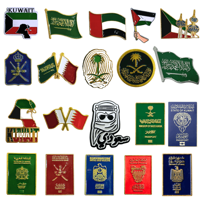 Gulf and Arab National Identity Stickers Available in TaMiMi Projects in Qatar