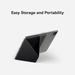 MOFT Lightweight Foldable Tablet Stand Jet Black - TaMiMi Projects Qatar