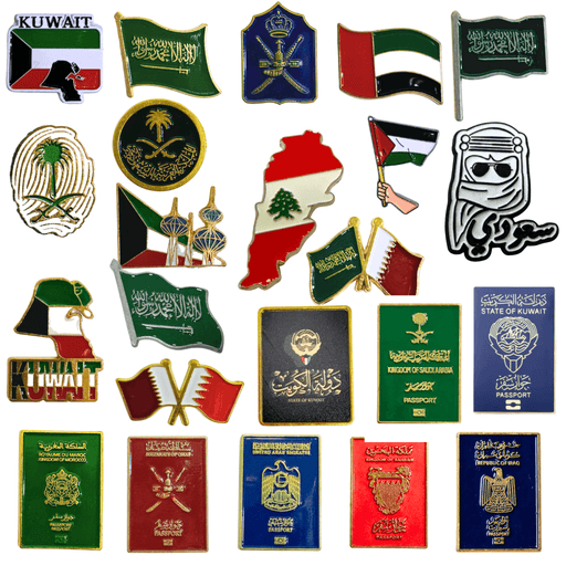 Gulf and Arab National Identity Stickers Available in TaMiMi Projects in Qatar