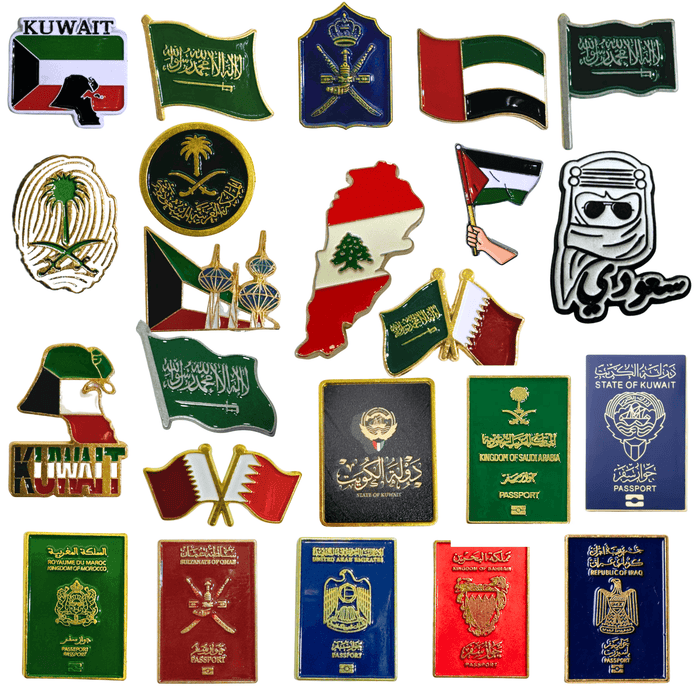Gulf and Arab National Identity Stickers Available in TaMiMi Projects in Qatar