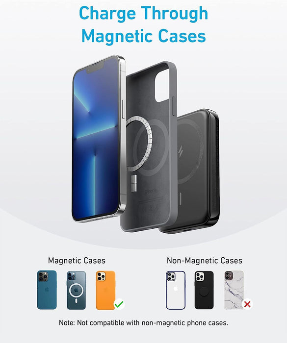 Anker 321 Magnetic Battery MagGo 5k - Black
