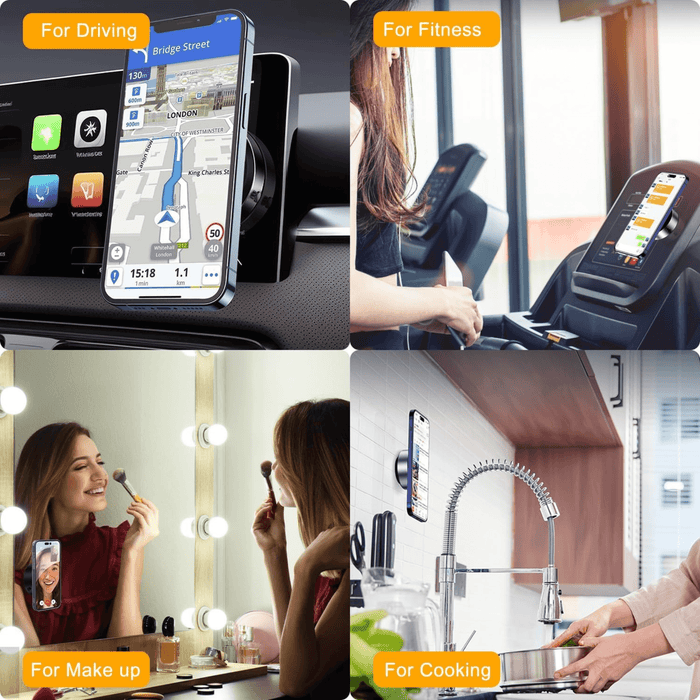 قاعدة جوال شفط مغناطيسي للسيارة والجدار